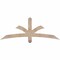 Ekena Millwork Davenport Smooth Timber Gable Bracket, Douglas Fir, 60"W x 22"H x 3 1/2"D x 3 1/2"F, 9/12 Pitch GBW060X22X0404DAV00SDF - alternate 1
